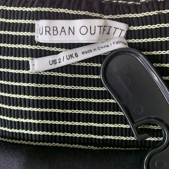 urban outfitters Devon Fit + Flare Contrast Stitch Dress size 2 - Picture 5 of 5